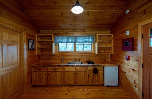 Greenville Ski Chalet | Remote Lakeshore Cabin, Canoes/Kayaks, Kitchenette, Shared Bathroom and Sauna