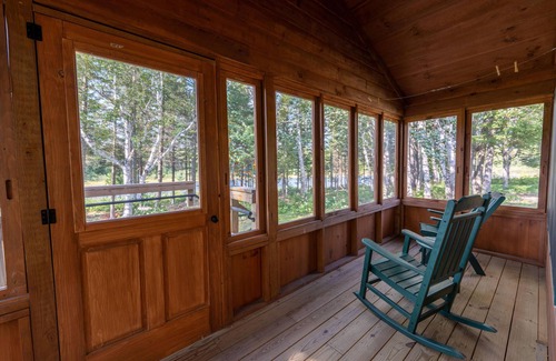 Greenville Ski Chalet | Remote Lakeshore Cabin, Canoes/Kayaks, Kitchenette, Shared Bathroom and Sauna