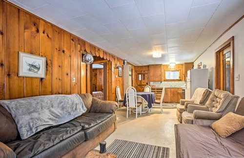 Wellston Cabin | Remote Michigan Retreat on 10 Acres w/Grill!