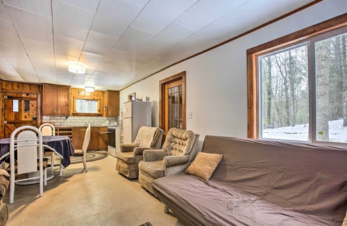 Wellston Cabin | Remote Michigan Retreat on 10 Acres w/Grill!