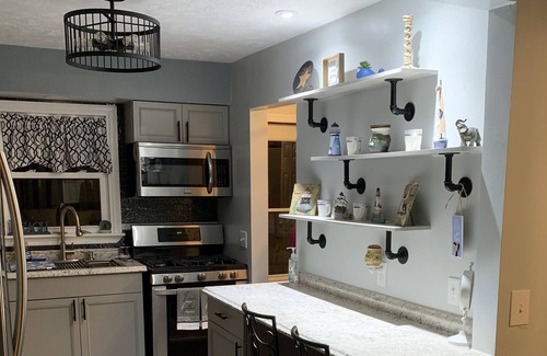 Lorain House | Renovated 2 bedroom / 1 bathroom house with large garage.