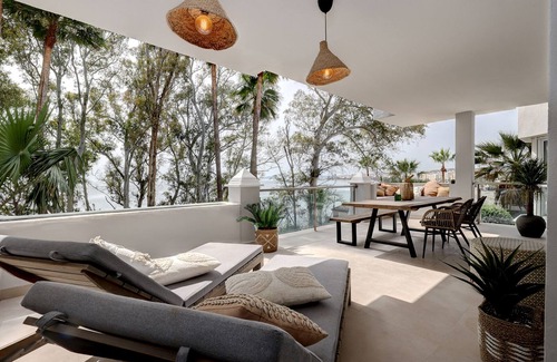 New Golden Mile Apartment | Renovated apartment Aranja: with big balcony and sea view