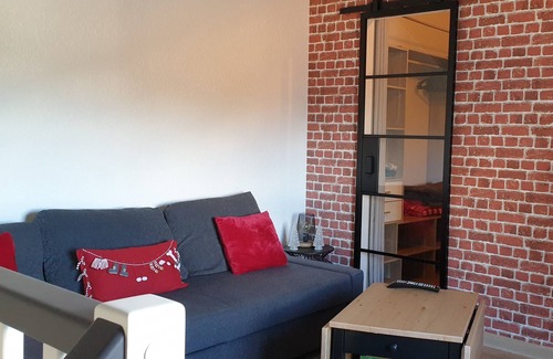 Ax-les-Thermes Apartment | Renovated duplex with magnificent views of the Pyrenees