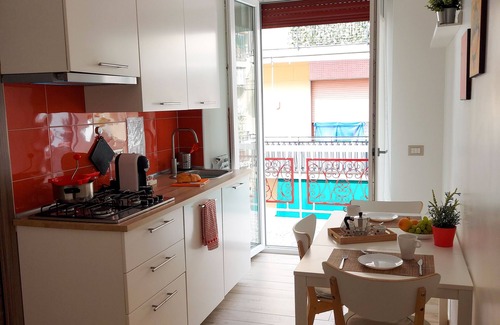 Maiori Apartment | Renovated House with 2 bedrooms, living room, equipped kitchen, balcony & view