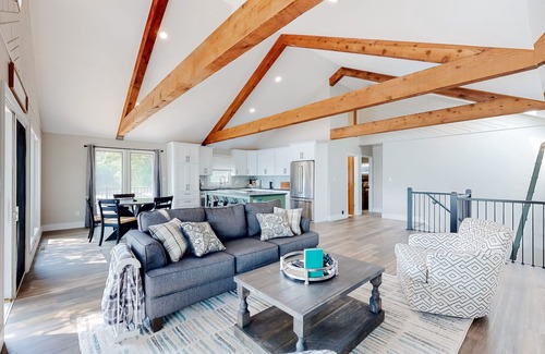 Rocky Mount House | Renovated lakefront home with dock/water access, game room, decks & grill