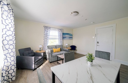 Falmouth Apartment | Renovated One Bedroom in Falmouth Downtown close to the beach
