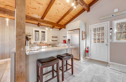 Charter Hills Ski Chalet | Renovated ski chalet with dual decks, firepit, grill, fireplace, & views