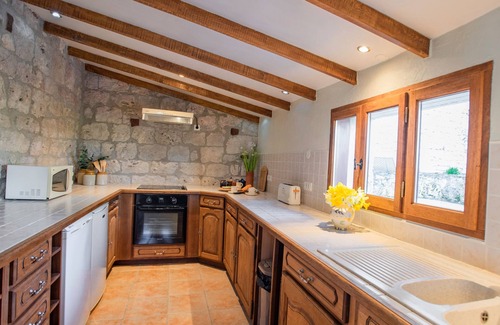Roquecor House | Renovated stone watch tower with private pool