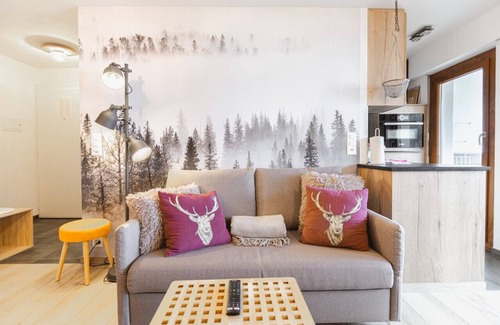 Randogne Apartment | Renovated studio with breathtaking views of the Alps