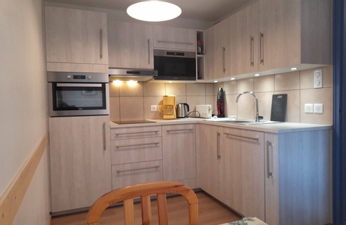 Aussois Apartment | Renovated Studio for 4 with Terrace and View in Aussois