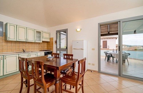 Monte Petrosu Apartment | Residence La Tartaruga Terrace with swimming pool