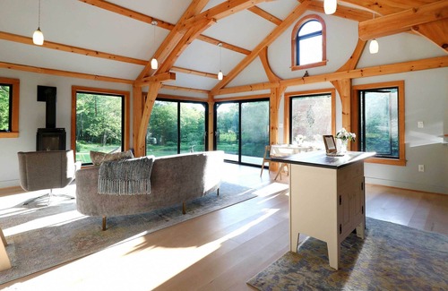 Spring Mills Cabin | Restorative Spring Mills Retreat w/ Pond!