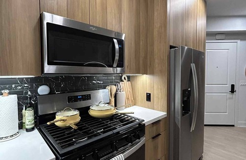 Stanton Apartment | Retreat Home, kitchen island, LUX amenities