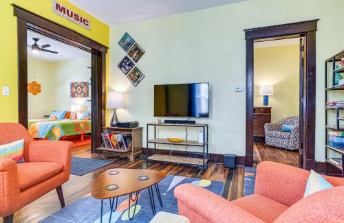 Fountain Square House | Retro-Inspired Indy Home Walk to Fountain Square!