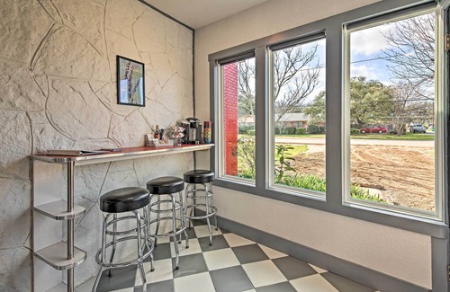 Blanco House | Retro Updated Blanco Abode - Steps to Main Street!