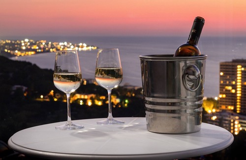 Petaloudes Apartment | Rhodes Skyline Suite with out Door Jacuzzi Sea View