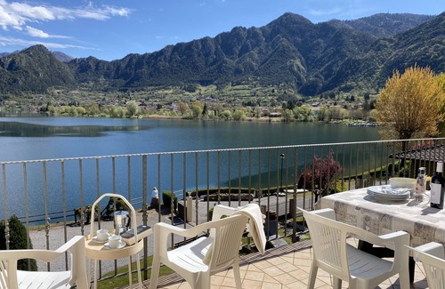 Idro Apartment | Right on the lake, view of the lake and mountains, 200m to store