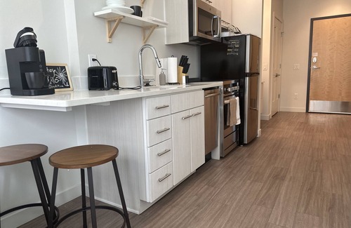 River North Art District Apartment | RiNo Studio Retreat: Urban Oasis