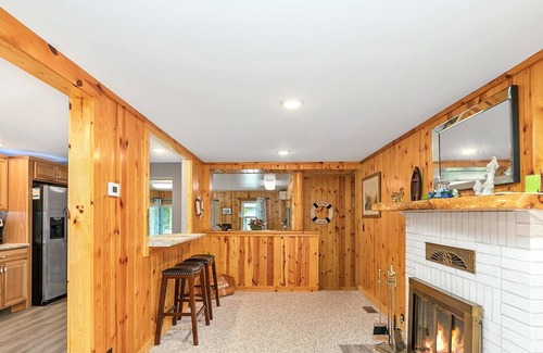 Newaygo Cottage | River Front Home with Amazing views and a shared private island!