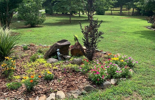 Rutherfordton Cabin | River front log home 3 miles from Tryon Equestrian Center, gated community