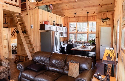 Lakemont House | River Front Mountain Cabin, Firepit, Front Porch