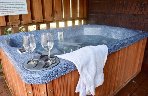 Townsend Cabin | River Frontage ❄Hot Tub ❄Whirlpool bath ❄Studio for Two ❄Pet Friendly