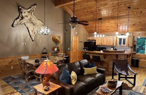Helen Cabin | River Shoals Cabin! Hot Tub-Water front