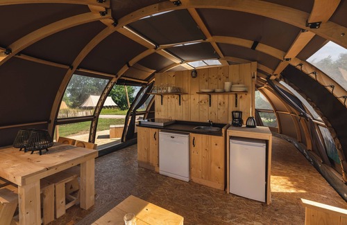 Zuna Resort | Riverdome with private sanitary faciliti