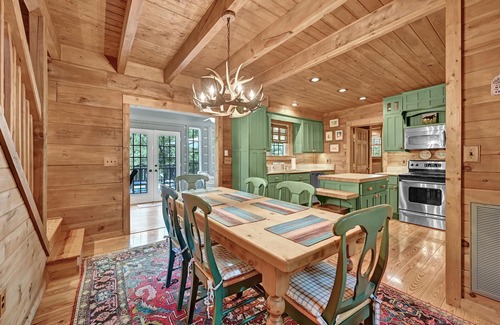 Rutherfordton Cabin | Riverfront cabin, private, hot tub, firepit, quiet, gated community