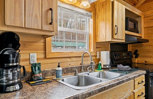 Dillsboro House | Riverfront Cabin with Deck and Fire Pit Near the Smoky Mountains!