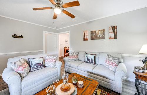 Tuckasegee House | Riverfront Cabin with Mtn Views in Tuckasegee!
