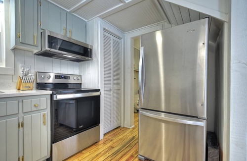 Ellijay Cabin | Riverfront Cottage! Hot tub! Foosball! Firepit!