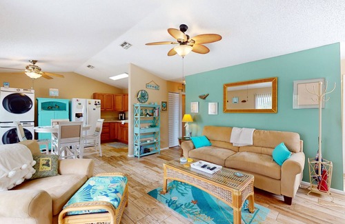 El Jobean House | Riverfront Getaway w/Pool, Game Room & Snowbird Appeal – 30-Day Stay Required