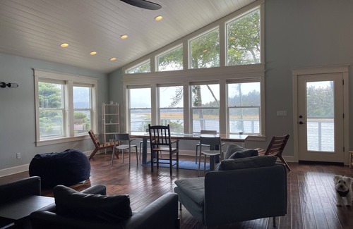 Pacific City House | Riverfront Home with Beautiful Views