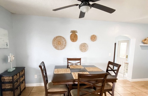 Tropic House | Riverfront House with Private Backyard and Dock- Pets stay FREE