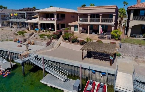 Colorado Shores House | Riverfront Luxury: 4BR Retreat w/Dock, Launch, Endless Views, Colorado Oasis