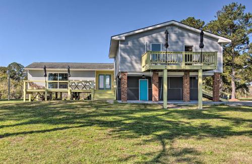 New Bern House | Riverfront New Bern House Gourmet Kitchen and View!