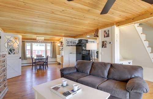 Manchester House | Riverfront New Hampshire Cottage w/Boat Dock