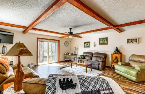 Peru House | Riverfront Peru Cabin about 2 Mi to Lake Champlain!