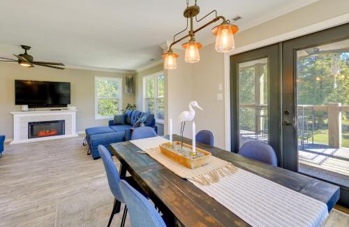 Ernul House | Riverfront Pollocksville Home with Private Beach!