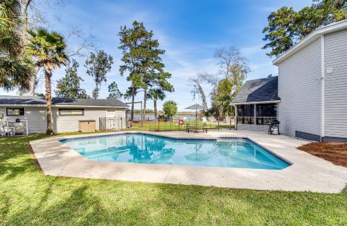 Savannah House | Riverfront Savannah Getaway with Pool and Dock!
