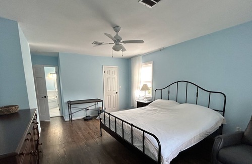 Calverton House | Riverhead Heated Pool Oasis near Lavender Fields, Splish Splash and Tanger Mall