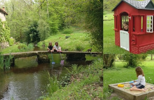 Busserolles House | Riverside Mill in walking distance of village with Restaurant / Bar & Bakery