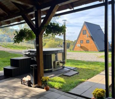 Ibanesti Cabin | Rock Valley Cabins A-frame