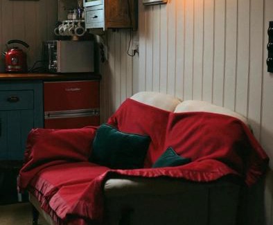 Llangadog Ski Chalet | Romantic country cabin with log burner, spectacular views, spa hot tub - Brecon Beacons National Park