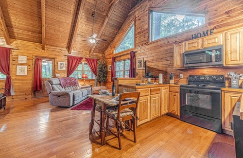 Helen Cabin | Romantic Getaway Cozy Cabin | 1BR 1BA | Hot Tub | Jacuzzi | Pet Friendly