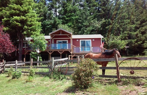 Brookings Cottage | Romantic Ocean View Cottage with Starry Night Sky Gazing!