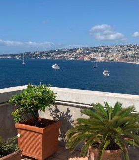 San Ferdinando Apartment | Rooftop in front of the Castle
