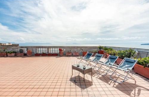 San Ferdinando Apartment | Rooftop in front of the Castle