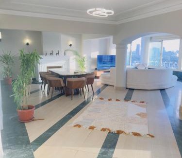 Downtown Cairo Apartment | Rooftop Nile Duplex Panoramic View Zamalek island